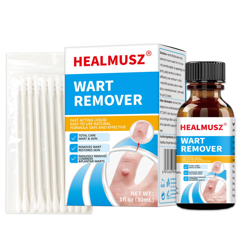 Fast Action Liquid Wart Remover Natural Formula Wart Liquid Designed for Warts, Plantar Wart, Common Wart, Flat Wart, Corn(NDC Code：84010-004-01) - BeesActive Australia