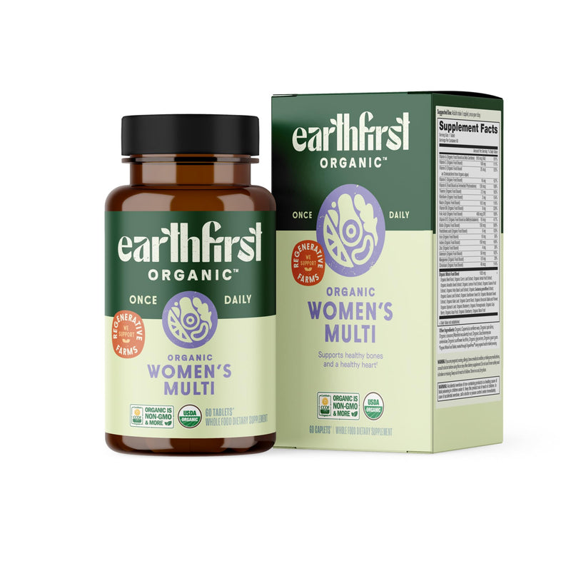 Womens Organic Multivitamin & Iron from Whole-Foods 60ct 1 Count (Pack of 60)