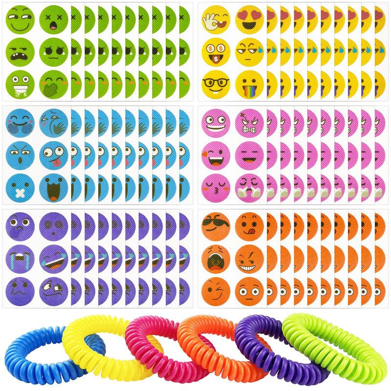 360 Pcs Mosquito Repellent Stickers, Funny Mosquito Patches for Kids Babies Adults with 6 Pack Individually Wrapped Mosquito Repellent Bracelets, DEET Free Mosquito Bands for Indoor Outdoor - BeesActive Australia
