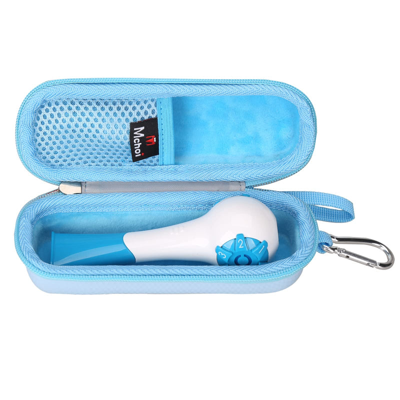 Mchoi Hard Case Suitable for The Breather/HETARU Natural Breathing Exercise Device, Waterproof Shockproof Hand-Held Inspiratory Expiratory Muscle Trainer Protective Case, Case Only