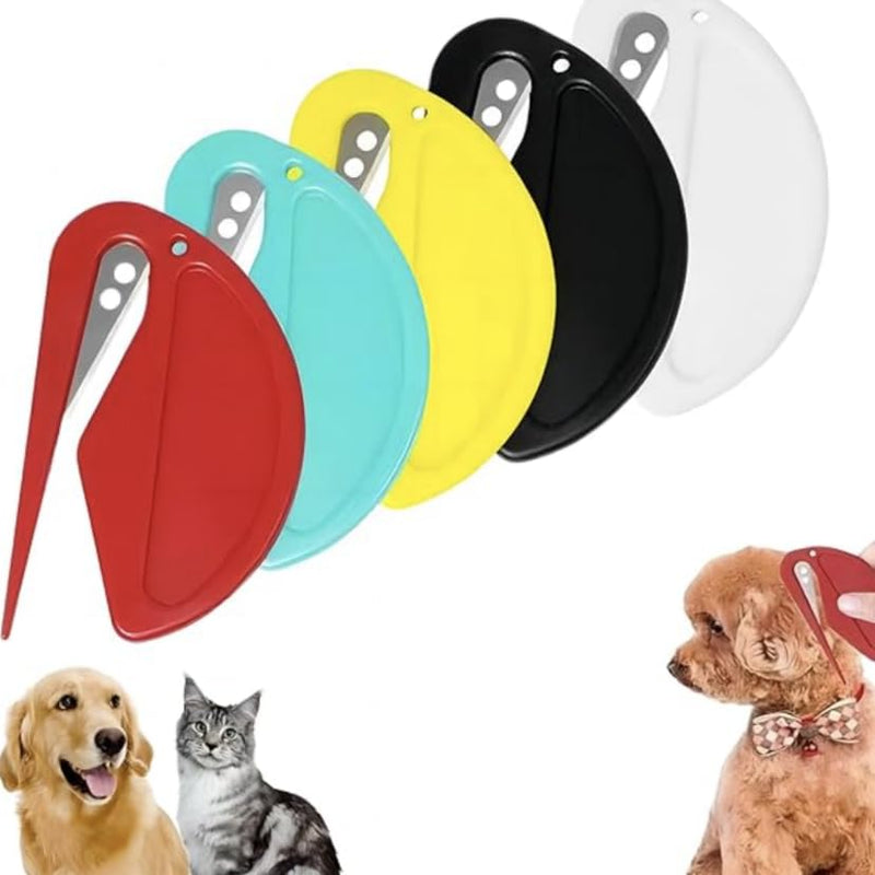 5PCS Knotting Comb for Cats, Multifunctional Dog Comb for Dog, Pet Hair Removal Tool, Cat Dog Knot Remover, Grooming Comb for Dogs And Cats, Pet Knotting Comb for Medium to Long Hairs - BeesActive Australia