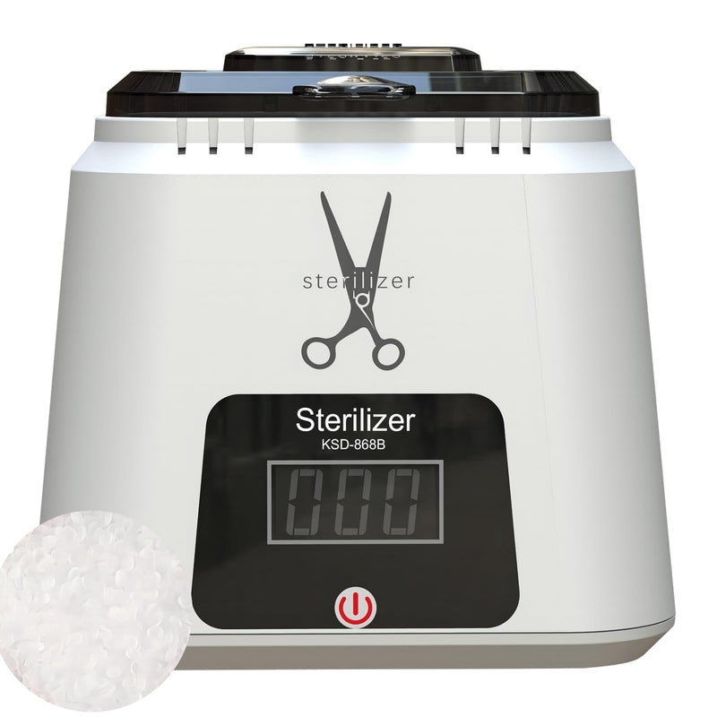 Nail Tool Sterilizer High-Temperature Nail Sterilizer Portable For Metal Nail Art Tools Dental Tool Sterilizer with Glass Beads Sterilizer High Temperature For Manicure Salon - BeesActive Australia