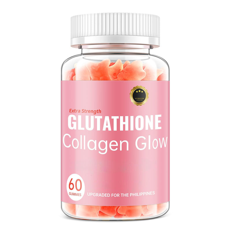 Glutathione Collagen Glow Gummies for Women, Glutathione Collagen Glow Gummies for Dark Spot, 60/120Pcs Korean Organic Glow Beauty Collagen for Skin Care(2) 2