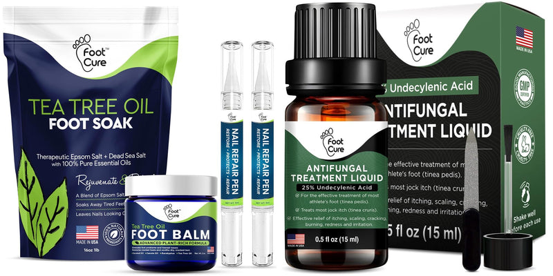 Toenail Fungus Treatment Extra Strength - Best nail fungus treatment for fingernails, nail repair, toenail softener with Toenail repair Solution Complete Pedicure Kit