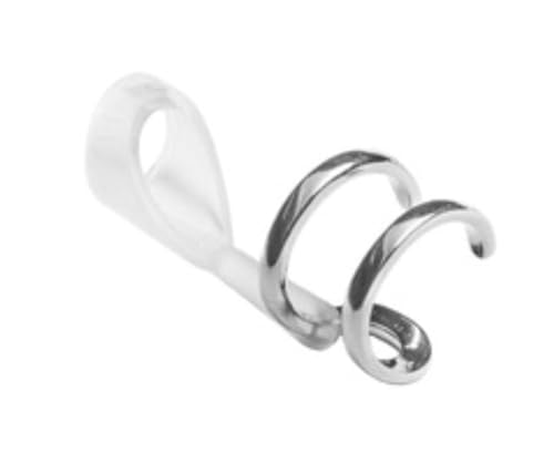 Deafmetal Double Hearing Aid Clip Cuff & Silicone Holster Attachment - Fits All Amplifiers & BTE Cochlear Implant Processors - Keep Devices Secured - Silver - 1 Ear