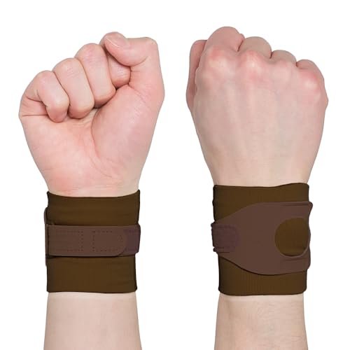 Aider Daily Grip Zero Wrist Brace – TFCC Tear & Wrist Support, Pain Relief– Sports, Work & Daily Use, Physical Therapist-Designed (Brown) Brown