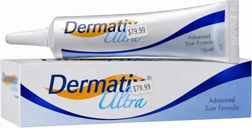 1 Tube (15 Grams) of "Dеr-mаtiх Ultra" Advanced Scar Formula Advanced Silicone Gel for Cosmetic Improvement of Keloids, Surgical, Burn & Hypertrophic Scars.