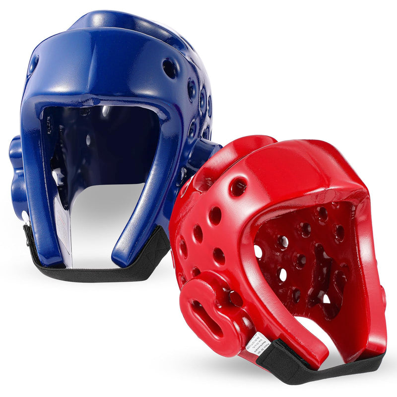 2 Pcs Taekwondo Karate Headgear Sparring Gear Helmet Boxing for Men Women Thai Kickboxing Large Classic - BeesActive Australia