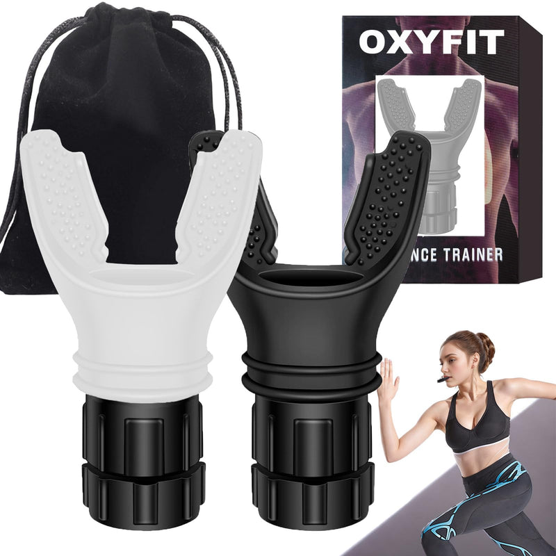 Oxyfit Exercise Trainer-2PCS Adjustable Resistance for Training white & black - BeesActive Australia