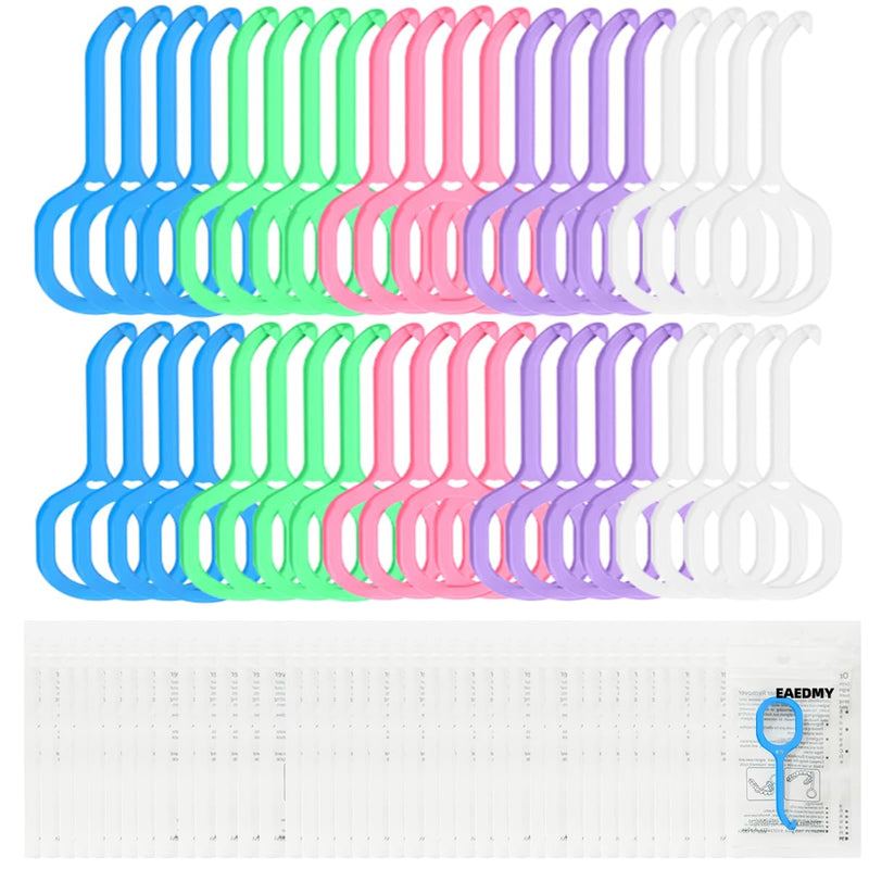 40PCS Individually Wrapped Clear Aligner Removal Tool for Invisible Removable Braces Retainers and Dentures, Dental Grade Personal Orthodontic Solution Accessories (40pcs) 40pcs - BeesActive Australia