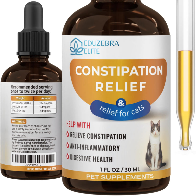 Cat Constipation Relief, Constipation Relief for Cat, Cat Laxative Constipation Relief, Cat Stool Softener, Cat Laxative, Promotes Digestive Health. - BeesActive Australia