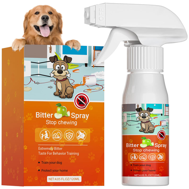 Bitter Apple Spray for Dogs to Stop Chewing, Anti Chew Behavior Training Aid for Dogs and Cats, Bitter Yuck Spray for Dogs Prevent Chewing Licking of Bandages, Paws, Shoes, Fur and Furniture - BeesActive Australia