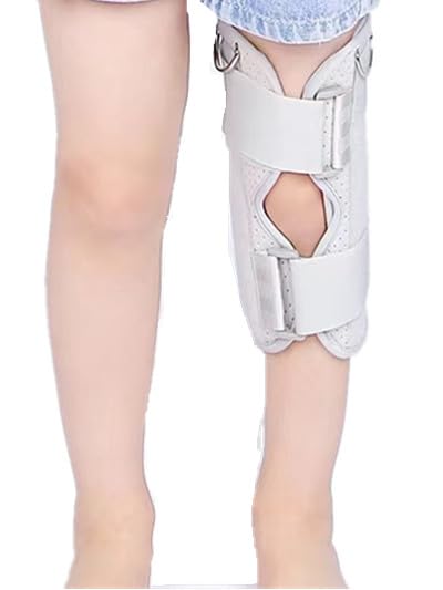 Pediatric Leg Immobilizer Kids Knee Brace Support Child Knee Fixed Splint Leg Fracture Splint Knee & Leg Immobilizer/Knee Brace (Small) Small