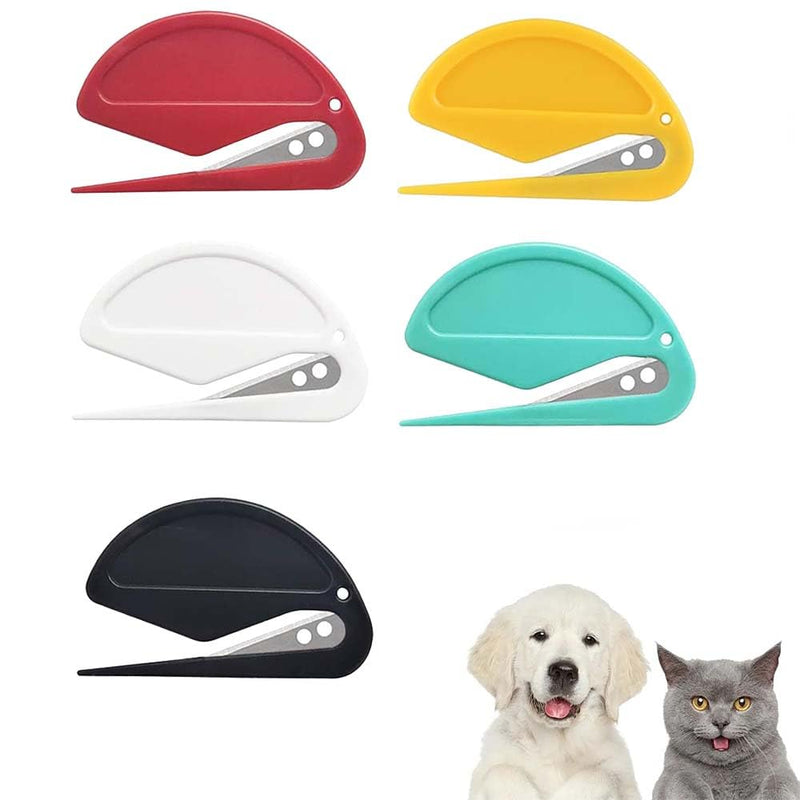 5 Pcs Knotting Comb For Cats,Safe Pet Knotting Comb, De Knotting Comb For Dog And Cat,Effective Knotting Comb Pet Grooming Tool,Cat Hair Knot Remover - BeesActive Australia