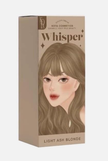Kota Color Cream Hait Color Organic (Whisper (Light Ash Blonde)), 6.76 Ounce (Pack of 1) Whisper (Light Ash Blonde)