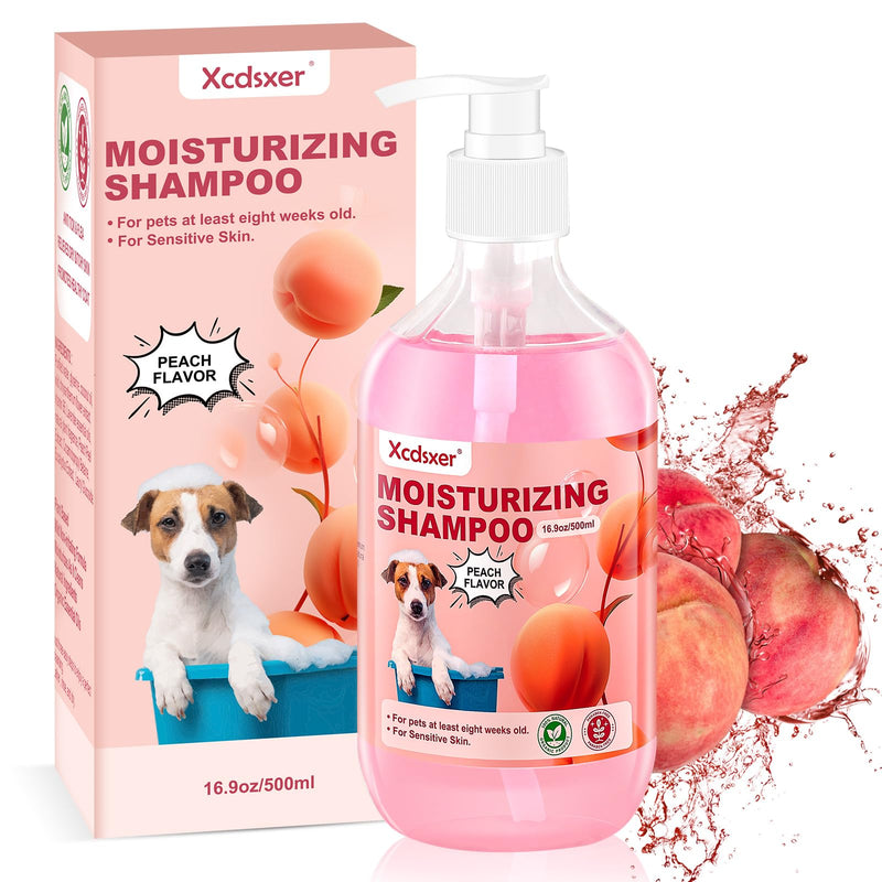 Pet Shampoo Soothe Sensitive Skin, Grooming Shampoo for Dogs and Cats, Pet Friendly Formula Deodorizing Dog Shampoo- Pet Supplies by Xcdsxer (17 Oz) - PawsPlanet Australia