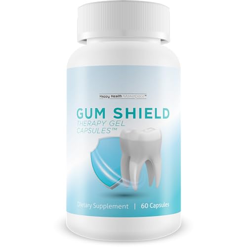 Gum Shield Therapy Gel Capsules - Our Best Oral Probiotics for Teeth and Gums - Dental Probiotics for Teeth and Gums - Dental Probiotics for Bad Breath - Probiotics for Gums - Teeth Probiotic Breath