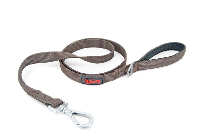 Tailpetz Basic Match Pet Leash 4,58ft Long for Small and Medium Breed Dogs and Cats (Medium, Brown) - BeesActive Australia