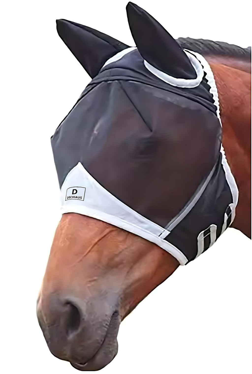 Horse Fly Mask - Fly Masks for Horses with Ears, Horse Sunscreen, Sunscreen for Horses, UV Fly Mask for Horses, Horse Fly Mask UV Protection, Cattle Fly Mask, Fly Masks for Horses, Fly Mask Small Black