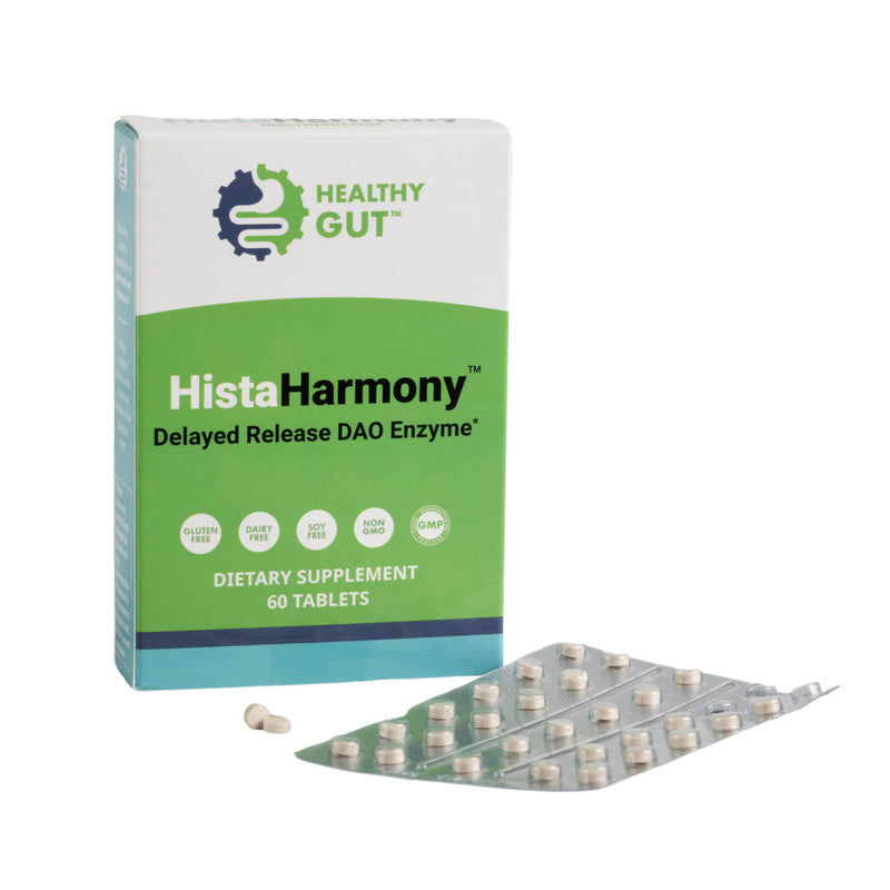 HistaHarmony | Delayed Release DAO Diamine Oxidase Histamine Support Enzyme | 30,000 HDU | 60 Servings - BeesActive Australia