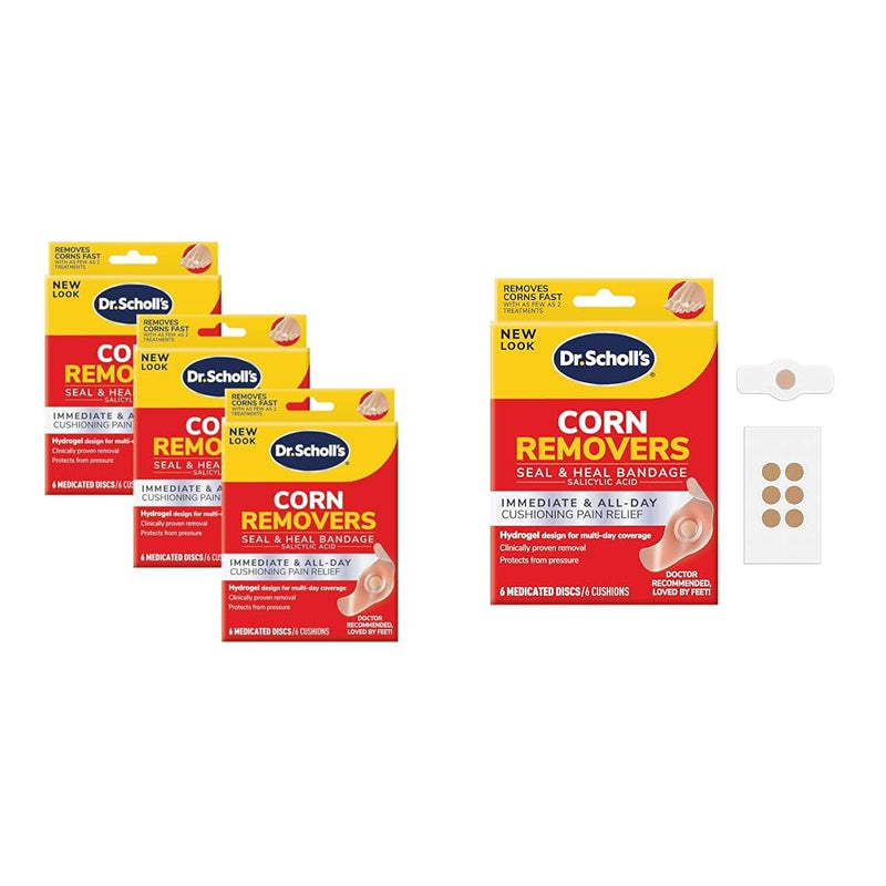 Dr. Scholl's Corn Removers Bundle - 18 Count Duragel & 6 Count Hydrogel - BeesActive Australia