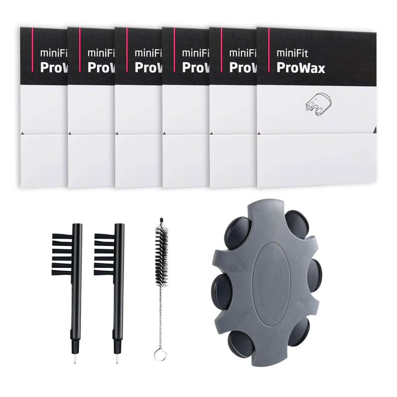Prowax MiniFit Replacement Wax Filters - Hearing Aid Wax Guards for Oticon ProWax MiniFit Hearing Aid Supplies Cleaning Tools Included (6) 6