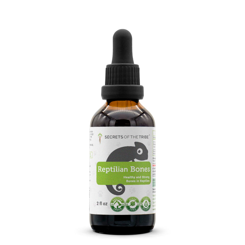 Reptilian Bones | Natural Herbal Dietary Pet Supplement for Reptiles | Support Healthy Bones | Alcohol-Free Extract, Stinging Nettle Leaf, Plantain, Dandelion Leaf, Gotu Kola, Turmeric 2 oz - PawsPlanet Australia