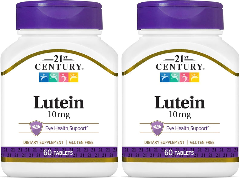 21st Century Lutein 10 mg Tablets, 60 Count (Pack of 2) 60 Count (Pack of 2)
