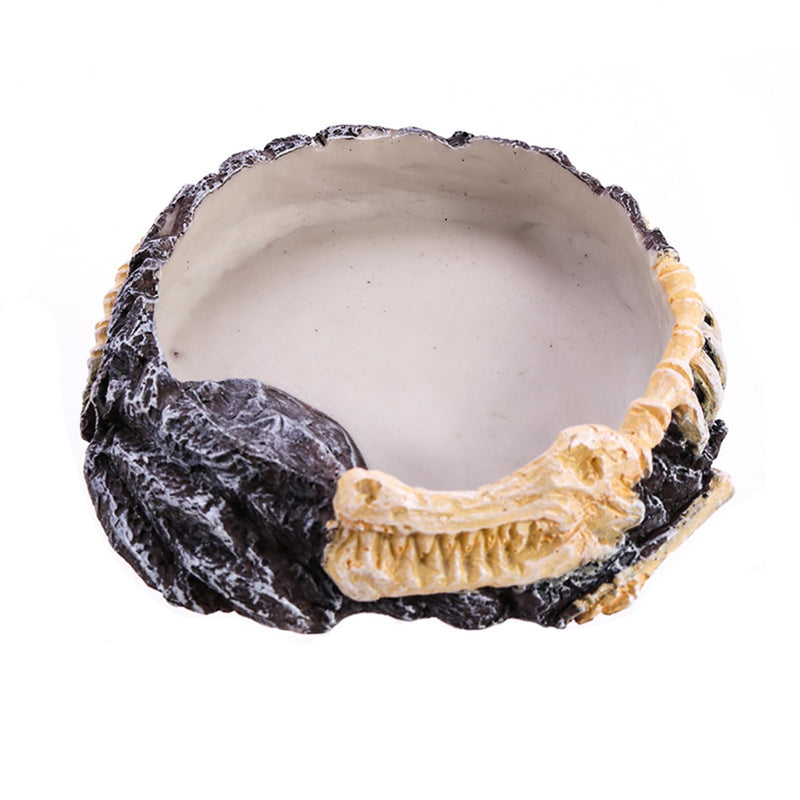 Tfwadmx Hermit Crab Water Bowl, Small Reptile Feeding Dish, Tortoise Water Dish, Hermit Crab Food Dish, Reptile Food Bowl for Geckos Corn Snakes Turtles Small Bowl-1Pcs - BeesActive Australia