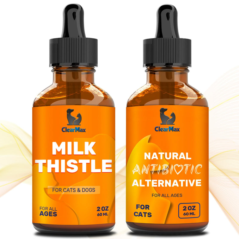 Natural Supplements – Liver Support for Dogs & Cats – Milk Thistle for Cats – Milk Thistle for Dogs – Bundle - PawsPlanet Australia