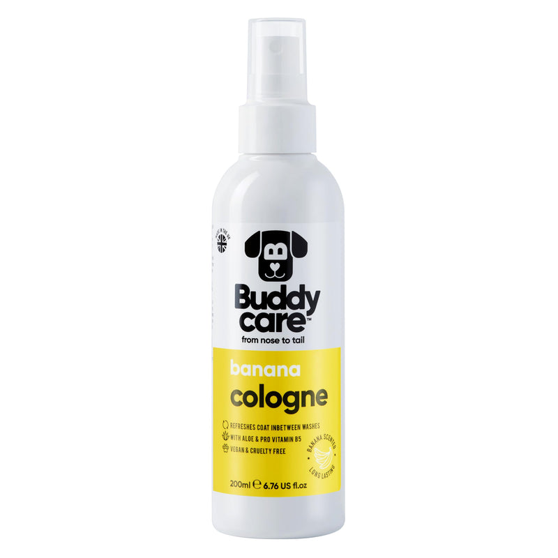 Dog Cologne - Banana - 200ml - Refreshing and Banana Scented Dog Cologne - Refreshes Between Dog Washes 6.76 Fl Oz (Pack of 1) - PawsPlanet Australia