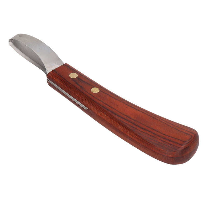 Hoof Knife for Horses, Hoof Knife, Double Edged Hoof Trimming Knife with Wooden Handle, Horse Farrier Tool - BeesActive Australia