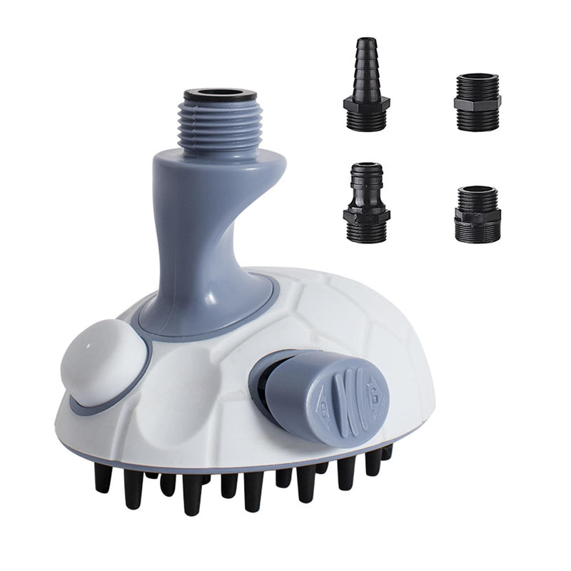 Dog Shower Scrubber Head with Dispenser, 3 in 1 Bath Grooming Brush for Washing Hose Attachment, Soft Silicone Bristle for Long Short Haired Pets - BeesActive Australia