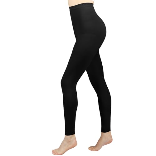 Compression Pantyhose for Women, 20-30 mmHg Medical Compression Stockings Large Black