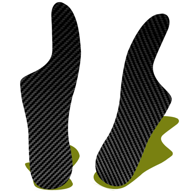 Morton's Extension Orthotic, Carbon Fiber Insole(1 Pair), Turf Toe Plate Rigid Shoe Insert for Morton's Toe, Turf Toe, Arthritis, Hallux Rigidus, Broken Big Toe, Alternative to Turf Toe Brace,275mm 10.83''- 275mm, Women's 11.5-12,Men's 10.5-11