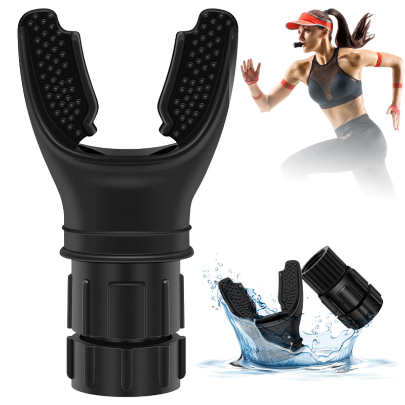 Portable Breathe Trainer with Pure Silicone Adjustable Oxy-fit Breathing Trainer, Exercise Device with Variable Settings, Improve Strength and Endurance, Easy to Clean and Use - BeesActive Australia