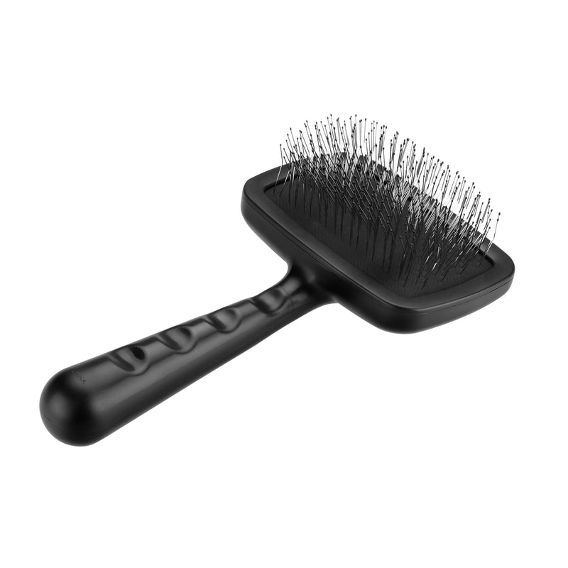 Tweezerman Dog and Cat Grooming Slicker Brush for Large Pets Black - BeesActive Australia