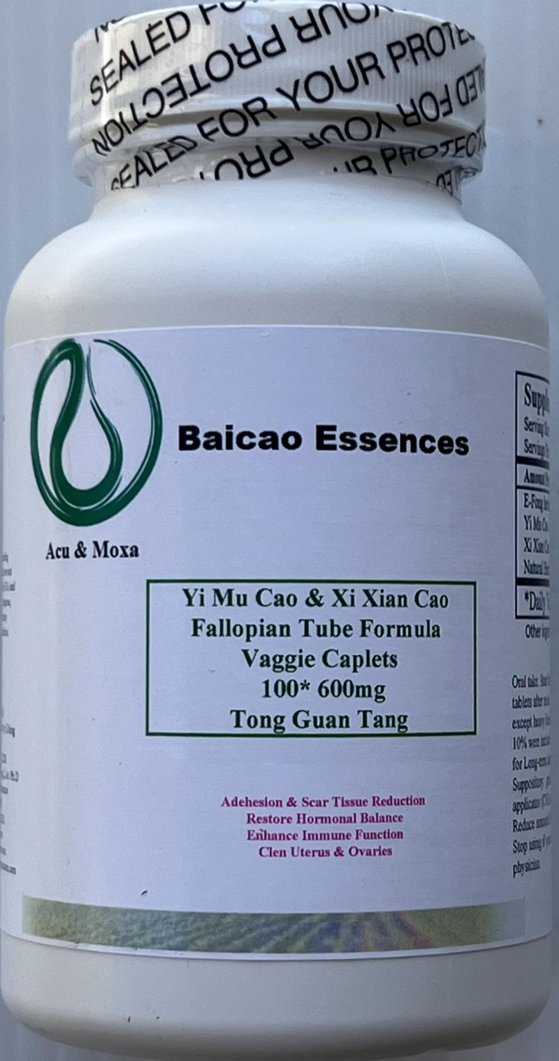 Generic Motherwort Herb & St. Paul`s Wort, Xi Xian Cao & Yi Mu Cao Fallopian Tube Formula 100 Caplets - BeesActive Australia