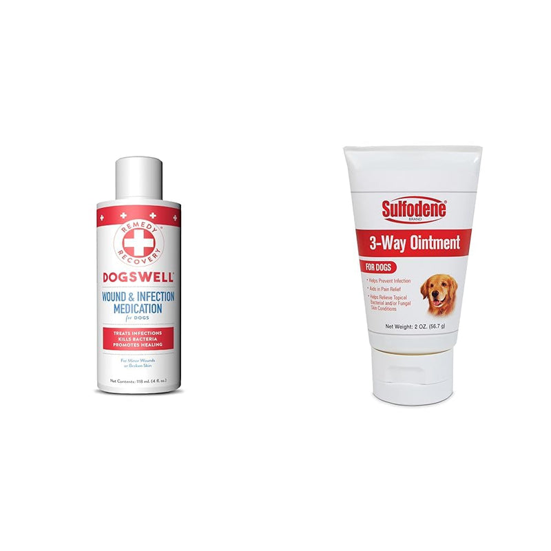 Remedy+Recovery and Farnam Sulfodene Dog Wound Infection Medications and Ointments Bundle - BeesActive Australia