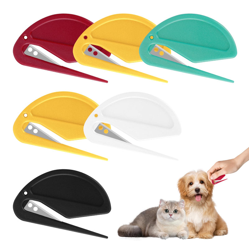 6 Pcs Knotting Comb, Knotting Comb For Dogs, Knotting Comb For Cats, Pet Knot Opener, Pet Knotting Comb, Cat Knot Remover Tool, May Efficiently On Pet Fur Remove Knots, Tangles, By Mcykcga - BeesActive Australia