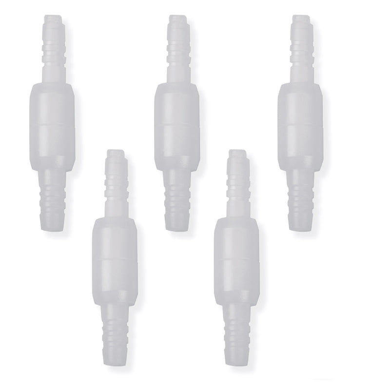 Premium Swivel Connector| 5 Count | 360¬∞ Rotating Design to Reduce Tube Tangle | Barbed Secure Fit for Leak-Free Oxygen Flow | Compatible with Major Respiratory Brands