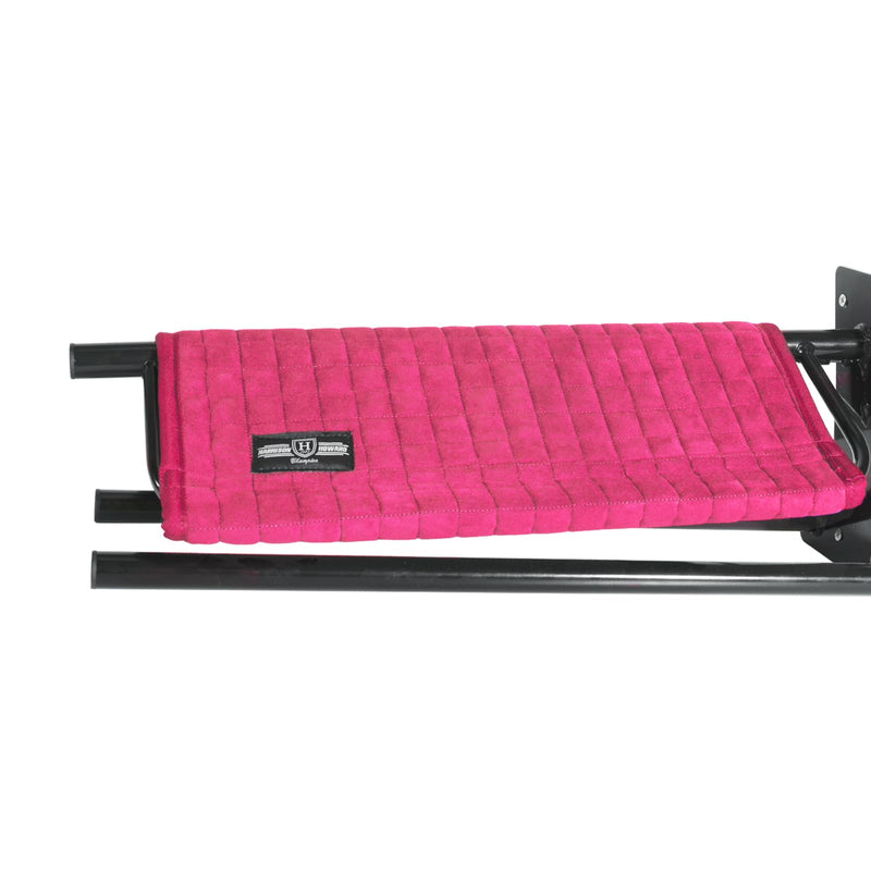 Harrison Howard Wall Mount Saddle Rack Suede Saver Adds Protection to Underside of Saddle Prevents Bar Indentations Secure Saddle Use with Saddle Rack, Saddle Saver Only Magenta - BeesActive Australia