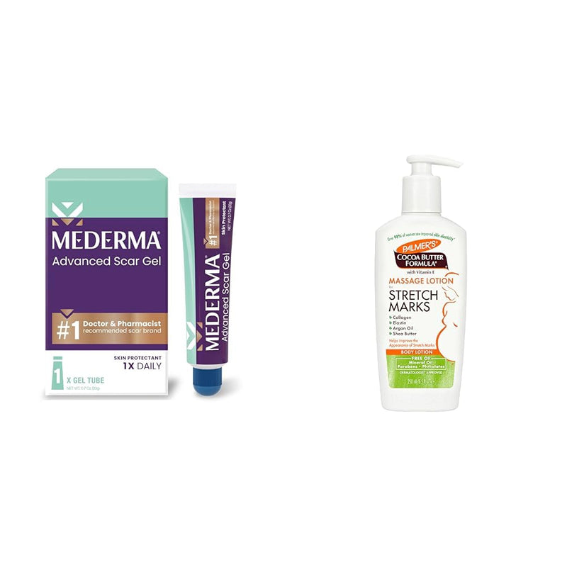 Mederma Scar Gel and Palmer's Stretch Mark Lotion Bundle, 0.70oz and 8.5oz - BeesActive Australia