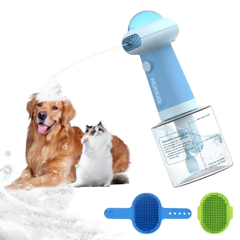 Electric Dog Shampoo Dispenser, Automatic Dog Soap Dispenser, Shampoo Frother Dog Grooming with Brush for Dog and Cat Bathing, Shampoo Foamer for Pet Bathing, Bathroom, Kitchen Sink, Toilet Cleaning - BeesActive Australia