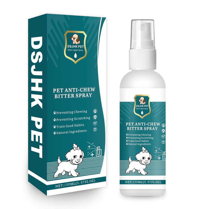 Bitter Apple Spray for Dogs to Stop Chewing and Licking, 150ml - No Chew Spray for Dogs, Stop Licking Wounds and Hot Spots, Protecting Furniture, Pet Corrector Spray for Dogs, Alcohol Free/Non-Toxic Green - BeesActive Australia