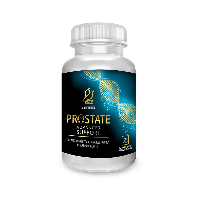 ACTIF Prostate Advanced Support with 20+ Factors, Complete Support for Prostate - 60 Capsules, Made in USA, Non-GMO