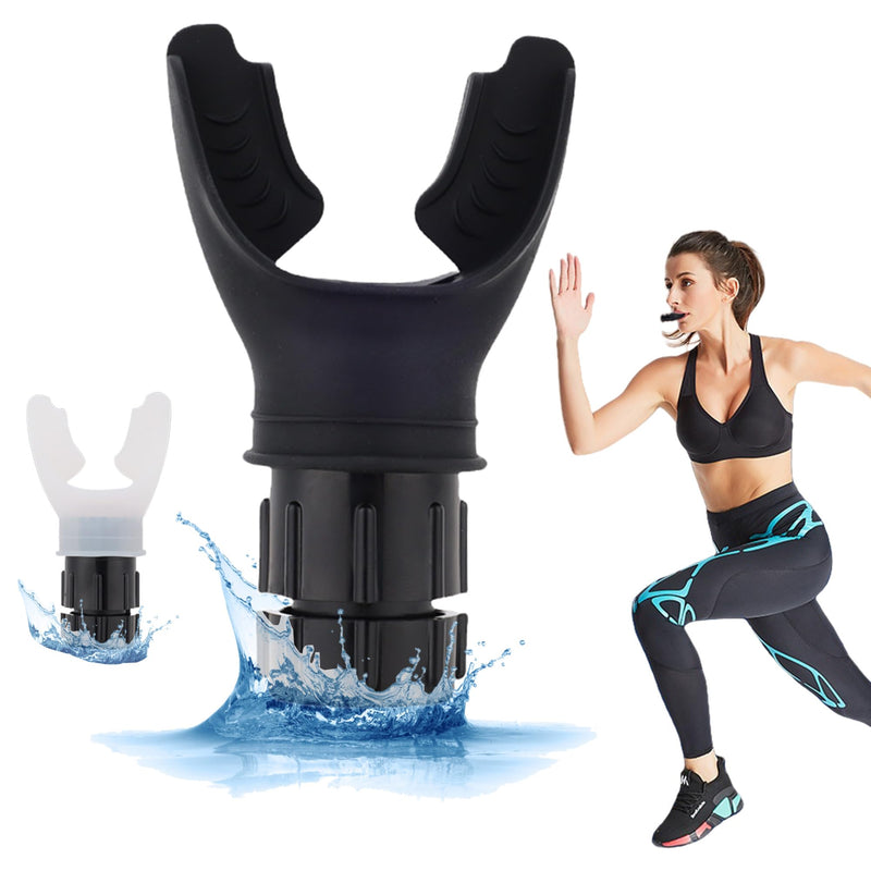 2 Pack Breathing Trainer, Exercise The bite muscles, Lung Function Trainer, Improve Breathing Ability, Adjustable Resistance, Easy to Carry, Easy to Clean, Can be Used for Fitness, Outdoor Exercise - BeesActive Australia