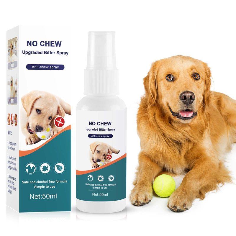 Bitter Apple Spray for Dogs to Stop Chewing, 50ML. No Chew Spray for Dogs. Effective Dog Deterrent Spray for Carpet Furniture. Anti Chew Spray for Dogs Indoor & Outdoor Use. Alcohol-Free & Non-Toxic. green - BeesActive Australia