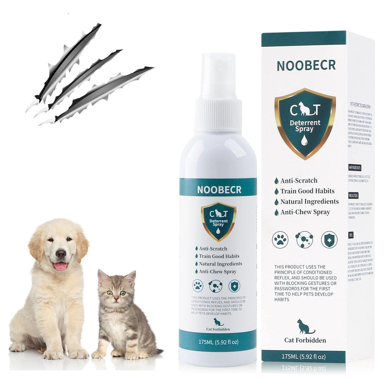Cat Deterrent Spray, 175ML. Cat Deterrent Indoor for Cat and Kittens. Cat Deterrent Indoor & Outdoor Training Aid for Furniture, Sofa, Rugs, Curtain. Cat Scratch Furniture Protector. - BeesActive Australia