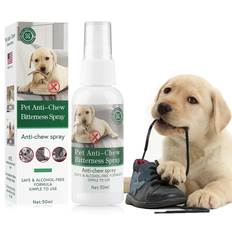 No Chew Spray for Dogs, 50ML. Bitter Apple Spray for Dogs to Stop Chewing. Effective Dog Deterrent Spray for Carpet Furniture. Alcohol Free, Furniture, Plant and Pet Safe. Indoor and Outdoor Use. pink - BeesActive Australia